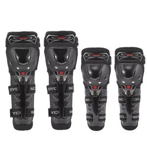 Impact resistant Flexible Motorcycle Elbow Knee Pads Professional Protection Breathable Waterproof Adjustable Lightweight Spring