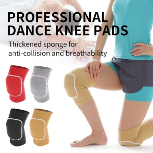 In Stock Custom Logo Sport Knee Pads Nylon Compression Volleyball Knee Brace Thicken Sponge Knee Pads
