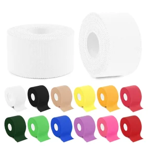 In Stock Non Elastic Ankle Wrap Sports Tape Injury Strapping Tape Ankle Zinc Oxide Tape for Sprained Ankle