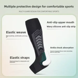In stock Sports Calf Compression Sleeves Spandex Nylon Outdoor Soccer Hiking Running Cycling Equestrian Leg Warmers protective