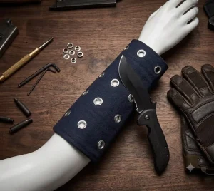 Industrial Grade Level 5 Cut Resistant Wristlet Anti Cut Safety Sleeve for Glass Handling and Metal Fabrication Work PPE
