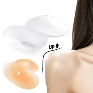 Invisible Seamless Soft Anti Slip Protector Self Adhesive Silicone Reusable Push up Enhancer Shoulder Pad