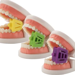 JAPI Portable Colorful Silicone Cheek Retractor Orthodontic Tongue Guard Bite Aligner for Dental Use