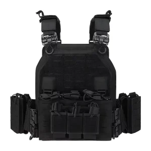 JSH Factory Tactical Vest Customized Light Weight Quick Release Vest 1000D Nylon Tactical Armor Vest Plate Carrier Vest