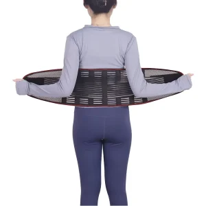 Jiadeyi FY 001 Medical Professional Protection Breathable & Eco Friendly Nylon Lumbar Elastic Back Support Belt for Summer Use