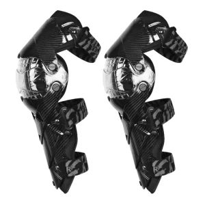 K12 One Size PP Material Professional Protection Thickened Motorcycle Knee Guard Button Closure Hard Shell Adjustable