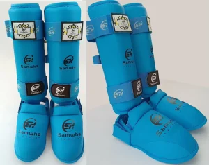 KARATE WKF Approved SHIN INSTEP GUARD Martial Arts Protector Equipment OEM