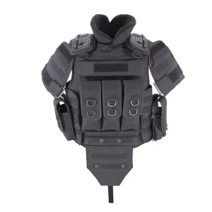 KMS Custom Adjustable Security Tactical Nylon Polyester 600D 900D Outdoor Armored Molle Vest with Neck
