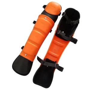 KN6003 Shin Guards Essential Safety Products for Use With Brush Cutters and Lawn Mowers