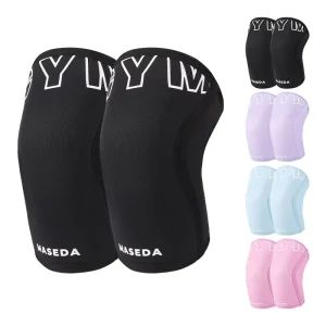 KS-2235# Custom Color 7mm Weightlifting Neoprene Knee Brace Compression Powerlifting Knee Sleeve
