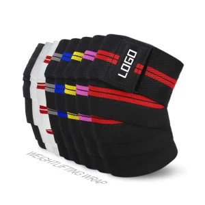 KS KS 1# Customized Gym Fitness Knee Brace Support Weightlifting Compression Knee Wraps Strap Knee Cap Bandage