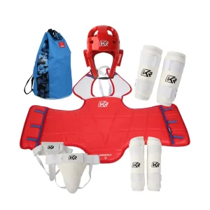 Kangrui Five Piece Set Adult and Children Fitness Protective Gear Cross Border Taekwondo Sports Breathable Safety Equipment