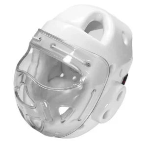Karate Helmet Protector Full Face Taekwondo Karate Head Gear Head Guard for WKF Karate with Face Shield Factory Custom