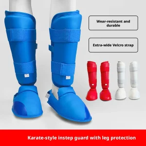 Karate Instep Shin Guards Boxing Sanda Leg Protector Training Gear For Adults And Children Sports