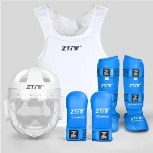 Karate Protective Gear Karate Shin and Instep Guard gloves Karate Protective Gear
