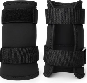 Kettlebell Wrist and Forearm Guards, 7mm, Adjustable Hook and Loop Straps