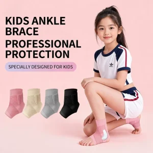 Kids Ankle Brace Compression Sleeve Anti Sprain Thin Ankle Support For Youth Basketball Running & Jump Rope Sports