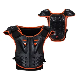 Kids Chest Protector Dirt Bike Gear Youth Motorcycle Riding Protective Gear Motocross Chest Armor for Boys Girls Mountain Biking