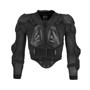 Kids Dirtbike Armor Outdoor Off Road Bike Jacket Black Armored