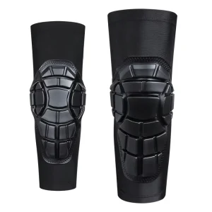 Kids Knee Elbow Pads Soft PU Shell Silicone Anti Slip Breathable Adjustable Velcro Quick Dry Children Protective Gear