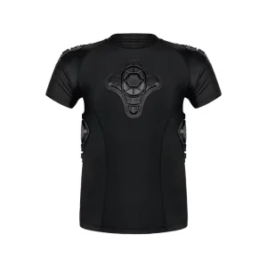 Kids Padded Shirts Short Sleeve Compression Protective T Shirt Youth Protective Gear for Football MMA Baseball Hockey Soccer