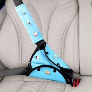 Kids Seat Belt Shoulder Pad Cute Cartoon Safety Cover Anti Choke Neck Guard Universal Fit for Car All Season Use