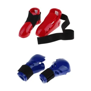 Kids Taekwondo Foot Guard Karate Sparring Gloves Gear Sparring Shoes