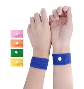 Kids Travel Acupressure Seasick Anti nausea Wristband Nausea Relief Carsick Motion Sickness Bands