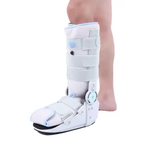 Knee Ankle Foot Boot Joint Fixator Ankle Fracture Protector Fixation Bracket Lightweight Breathable Unisex Portable