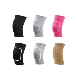Knee Brace Professional Protection Thick Knee Support Sleeve Sports Kneepad Dance Yoga Volleyball Knee Pads Hook Loop Closure
