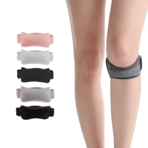 Knee Brace Support Patella Strap Summer Silicone Rope Running Badminton Pain Relief Meniscus Protection Patella Knee Strap