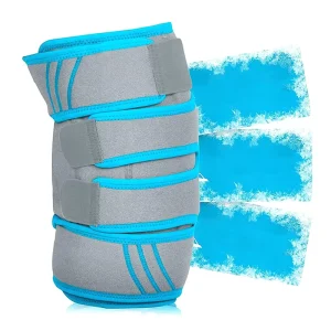Knee Compression Brace With Cold and Hot Gel Wrap Athletic Injury Support Strap Osteoarthritis Acl Tendonitis Arthritis