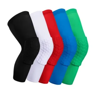 Knee Compression Pads Long Leg Sleeve Brace Protection for Basketball Football and Volleyball