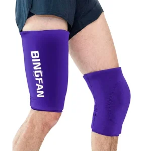 Knee Ice Pack Compression Sleeve Injuries Reusable Gel Cold Packs Hot & Cold Therapy 27x24cm Recovery Post Surgery