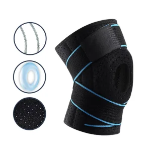 Knee Patella Protector Support Brace Running Sports Patella Tendon Protector Strap Adjustable Pain Relief Knee