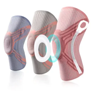 Knee Protector Sports Knee Support Sleeve Knee Brace with Side Stabilizers Patella Gel Pad