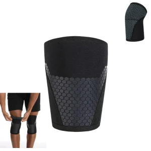 Knee Sleeves 1 Pair 7mm Thick Compression Knee Braces Support for Weightlifting Cross Training Powerliftimen