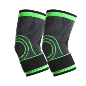 Knit Compression Adjustable Strap Breathable Elbow Support Cycling Protective Arm Sleeve