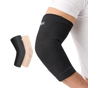 Knit Elastic Breathable Elbow Brace Compression Sleeve for Men and Women Forearm Pain Relief