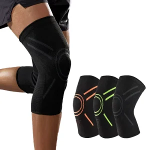 Knitted All Season Knee Brace Sports Knee Support Unisex Professional Running Badminton Hiking Breathable Protector Knee Sleeve
