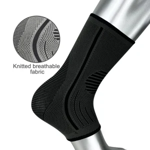 Knitted Elastic Nylon Ankle Support Pad Compression Sleeve Ankle Brace