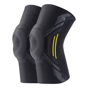 Knitted Silicone Knee Sleeve Patella Protective Pads for Basketball and Running