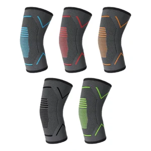 Knitted Spandex Nylon Four Way Stretch Breathable Sweat Absorbing Sports Elbow Support Arm Protector Basic