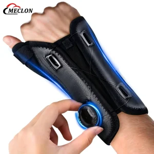 Knob Adjustable Wrist Brace With Aluminum Support Strip Sports Wrist Stabilizer Guard Anti Sprain Compression Wrist Wrap