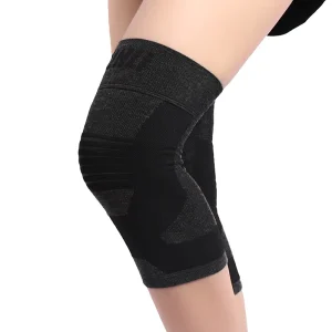 Kunli Graphene Spontaneous Heating Knee Support Brace Elastic Knee Sleeves Breathable Kneecap Gear Keep Warm Knee Pads