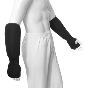 Kyokushin Karate Arm Protector Knitted Cotton Protective Gear Forearm Guard for Sports Cloth Fist Hand Guard