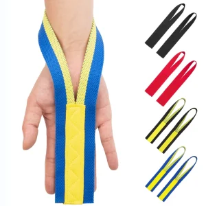 LADYGLOW Lifting Straps for Weightlifting Snatch Clean Powerlifting Deadlifts Durable Cotton with Reinforced Stitching