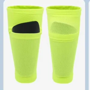 LINGTU Football Socks Sleeve Footless Soccer Shin Guard Holder Socks With Pocket Tubes Sportswear Soccer Socks Sleeve