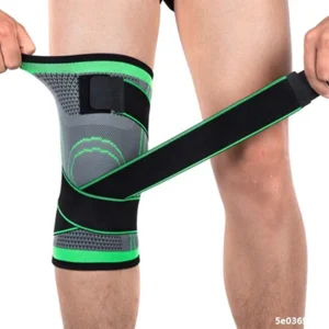 Lace up Knitted Sports Knee Pads Cycling Compression Knee Support for Men and Women Outdoor Climbing Fitness Running