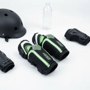 Lacrosse Printed Pattern Black Lightweight Ice Hockey Elbow Pad Guard Protector